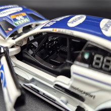 Load image into Gallery viewer, Explorafind 2019 BMW M4 DTM Touring Car White/Blue 1:32 Die Cast Car - Martin Tomczyk
