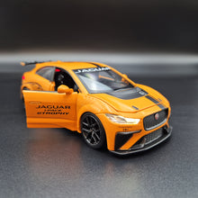 Load image into Gallery viewer, Explorafind 2019 Jaguar I-Pace e-Trophy Orange 1:32 Die Cast Car
