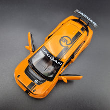 Load image into Gallery viewer, Explorafind 2019 Jaguar I-Pace e-Trophy Orange 1:32 Die Cast Car
