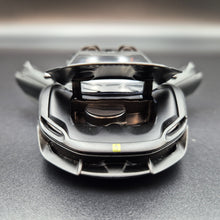 Load image into Gallery viewer, Explorafind 2018 Ferrari J50 Satin Black 1:32 Die Cast Car
