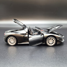 Load image into Gallery viewer, Explorafind 2018 Ferrari J50 Satin Black 1:32 Die Cast Car
