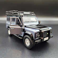 Load image into Gallery viewer, Explorafind 2012 Land Rover Defender Black 1:32 Die Cast Car
