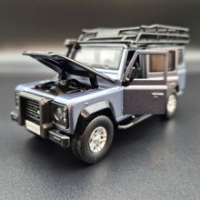 Load image into Gallery viewer, Explorafind 2012 Land Rover Defender Blue Grey 1:32 Die Cast Car
