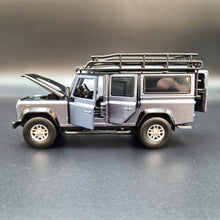 Load image into Gallery viewer, Explorafind 2012 Land Rover Defender Black 1:32 Die Cast Car
