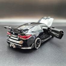 Load image into Gallery viewer, Explorafind 2023 BMW M4 G82 Coupe Black 1:32 Die Cast Car
