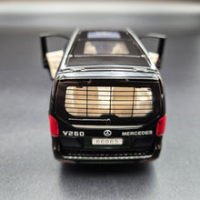 Load image into Gallery viewer, Explorafind 2021 Mercedes-Benz V-Class V260 Black 1:36 Die Cast Van
