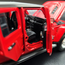 Load image into Gallery viewer, Explorafind 2022 Jeep Gladiator Rubicon Red 1:32 Die Cast Car
