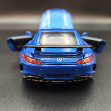 Load image into Gallery viewer, Explorafind 2019 Mercedes-Benz GT Blue 1:32 Die Cast Car
