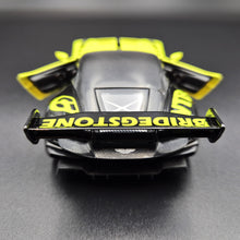 Load image into Gallery viewer, Explorafind 2021 Aston Martin Vulcan Lime 1:32 Die Cast Car
