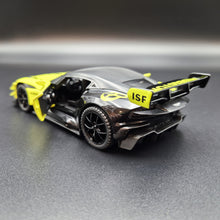 Load image into Gallery viewer, Explorafind 2021 Aston Martin Vulcan Lime 1:32 Die Cast Car
