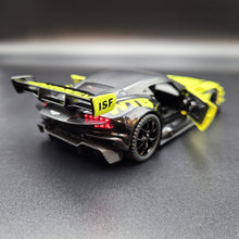 Load image into Gallery viewer, Explorafind 2021 Aston Martin Vulcan Lime 1:32 Die Cast Car
