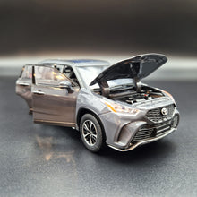 Load image into Gallery viewer, Explorafind 2021 Toyota Highlander XSE Grey 1:32 Die Cast Car
