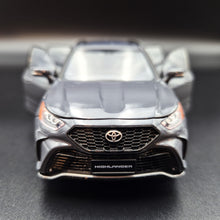 Load image into Gallery viewer, Explorafind 2021 Toyota Highlander XSE Grey 1:32 Die Cast Car
