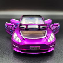 Load image into Gallery viewer, Explorafind 2021 Tesla Model 3 Purple 1:32 Die Cast Car
