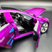 Load image into Gallery viewer, Explorafind 2021 Tesla Model 3 Purple 1:32 Die Cast Car
