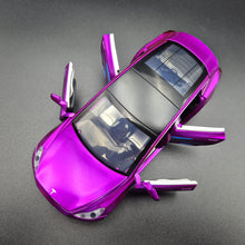 Load image into Gallery viewer, Explorafind 2021 Tesla Model 3 Purple 1:32 Die Cast Car
