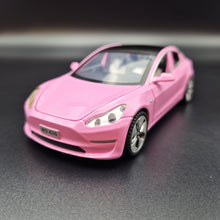 Load image into Gallery viewer, Explorafind 2021 Tesla Model 3 Pink 1:32 Die Cast Car
