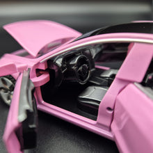 Load image into Gallery viewer, Explorafind 2021 Tesla Model 3 Pink 1:32 Die Cast Car
