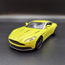 Load image into Gallery viewer, Explorafind 2022 Aston Martin DB11 AMR Neon Yellow 1:32 Die Cast Car
