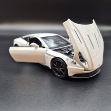 Load image into Gallery viewer, Explorafind 2022 Aston Martin DB11 AMR White 1:32 Die Cast Car
