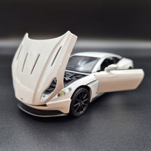 Load image into Gallery viewer, Explorafind 2022 Aston Martin DB11 AMR White 1:32 Die Cast Car
