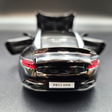 Load image into Gallery viewer, Explorafind 2022 Aston Martin DB11 AMR Black 1:32 Die Cast Car
