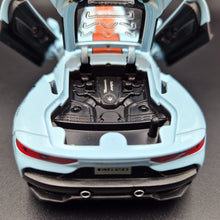 Load image into Gallery viewer, Explorafind 2023 Maserati MC20 Gulf Blue 1:32 Die Cast Car
