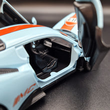 Load image into Gallery viewer, Explorafind 2023 Maserati MC20 Gulf Blue 1:32 Die Cast Car
