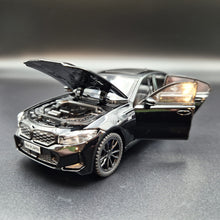 Load image into Gallery viewer, Explorafind 2023 BMW 3 Series 320i Black 1:32 Die Cast Car
