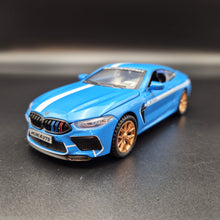 Load image into Gallery viewer, Explorafind 2023 BMW M8 Manhart MH8 800 Blue 1:32 Die Cast Car
