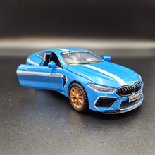 Load image into Gallery viewer, Explorafind 2023 BMW M8 Manhart MH8 800 Blue 1:32 Die Cast Car
