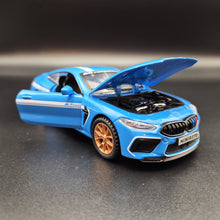 Load image into Gallery viewer, Explorafind 2023 BMW M8 Manhart MH8 800 Blue 1:32 Die Cast Car
