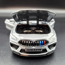 Load image into Gallery viewer, Explorafind 2023 BMW M8 Manhart MH8 800 Grey 1:32 Die Cast Car
