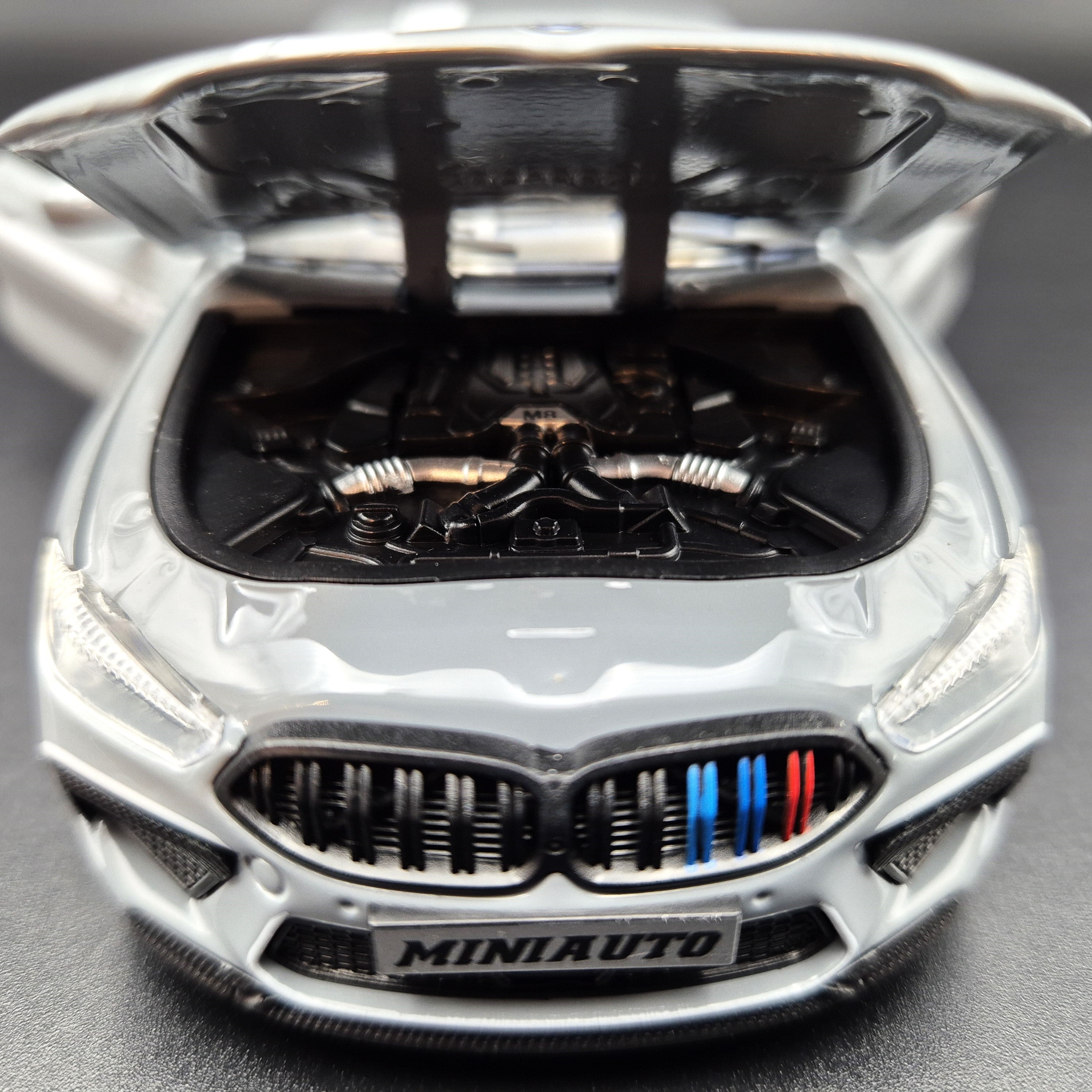 Explorafind 2023 BMW M8 Manhart MH8 800 Grey 1:32 Die Cast Car