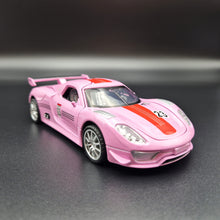 Load image into Gallery viewer, Explorafind 2015 Porsche 918 Spyder RSR Pink 1:32 Die Cast Car
