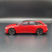 Load image into Gallery viewer, Explorafind 2022 Audi RS6 Avant Red 1:32 Die Cast Car
