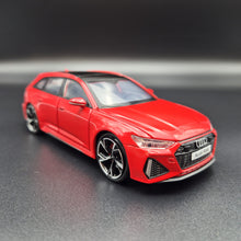 Load image into Gallery viewer, Explorafind 2022 Audi RS6 Avant Red 1:32 Die Cast Car
