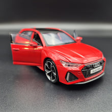 Load image into Gallery viewer, Explorafind 2022 Audi RS6 Avant Red 1:32 Die Cast Car
