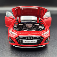 Load image into Gallery viewer, Explorafind 2022 Audi RS6 Avant Red 1:32 Die Cast Car
