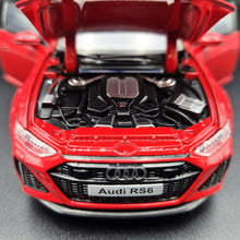 Load image into Gallery viewer, Explorafind 2022 Audi RS6 Avant Red 1:32 Die Cast Car
