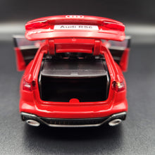 Load image into Gallery viewer, Explorafind 2022 Audi RS6 Avant Red 1:32 Die Cast Car
