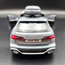 Load image into Gallery viewer, Explorafind 2022 Audi RS6 Avant Grey 1:32 Die Cast Car
