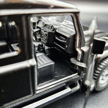 Load image into Gallery viewer, Explorafind 2012 Land Rover Defender with Caravan Black/Cream 1:32 Die Cast
