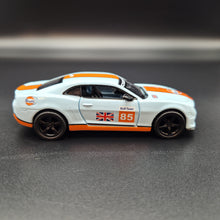 Load image into Gallery viewer, Explorafind 2013 Chevrolet Camaro SS Gulf Blue 1:43 Die Cast Car
