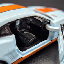 Load image into Gallery viewer, Explorafind 2013 Chevrolet Camaro SS Gulf Blue 1:43 Die Cast Car
