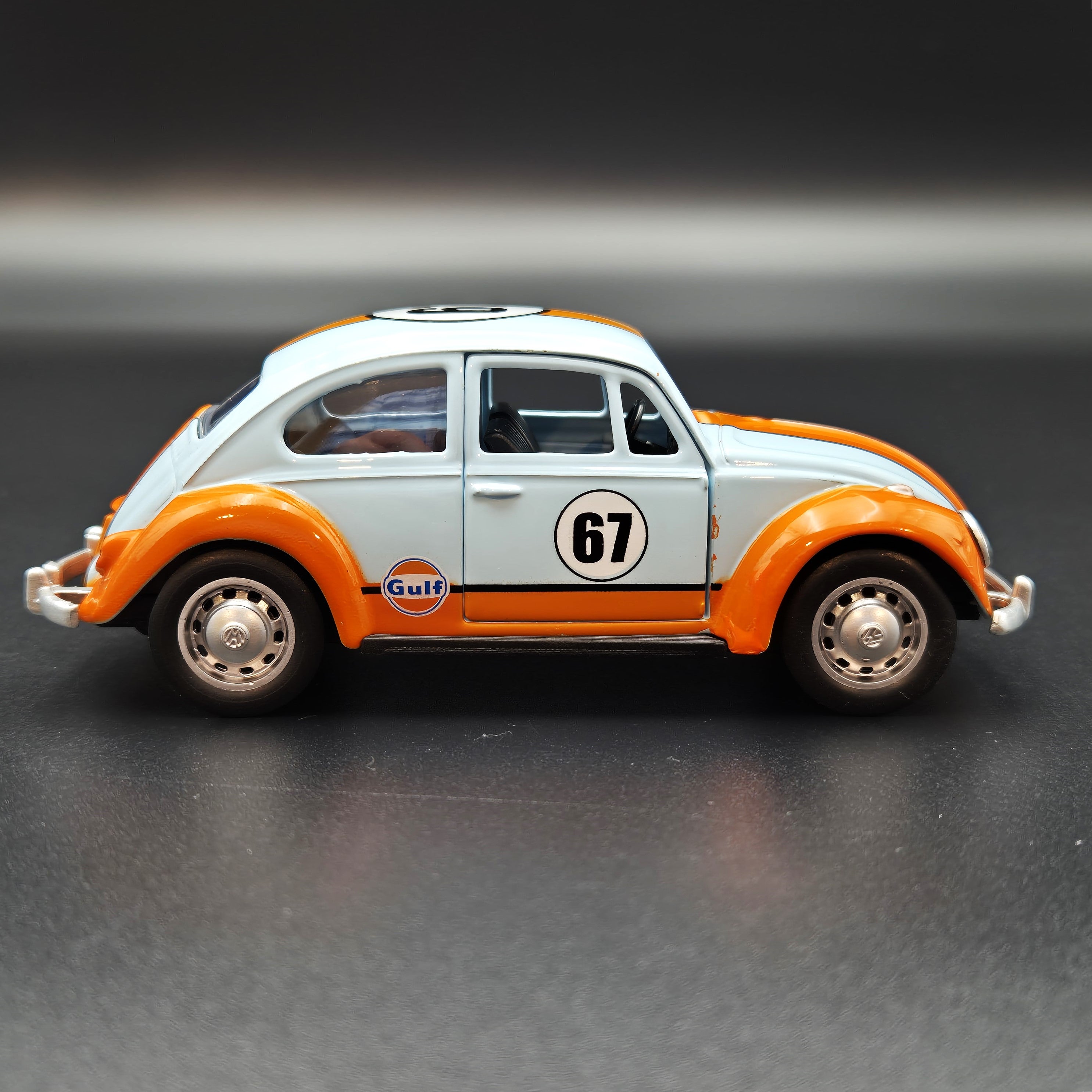 Explorafind 1967 Volkswagen Classical Beetle Gulf Blue 1:36 Die Cast C