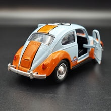 Load image into Gallery viewer, Explorafind 1967 Volkswagen Classical Beetle Gulf Blue 1:36 Die Cast Car
