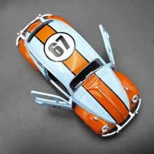 Load image into Gallery viewer, Explorafind 1967 Volkswagen Classical Beetle Gulf Blue 1:36 Die Cast Car
