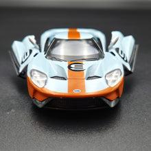 Load image into Gallery viewer, Explorafind 2017 Ford GT Gulf Blue 1:42 Die Cast Car
