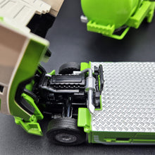 Load image into Gallery viewer, Explorafind 2014 Volvo FH16 Style Fuel/Oil Tanker Semi-Truck Green/White 1:50 Die Cast
